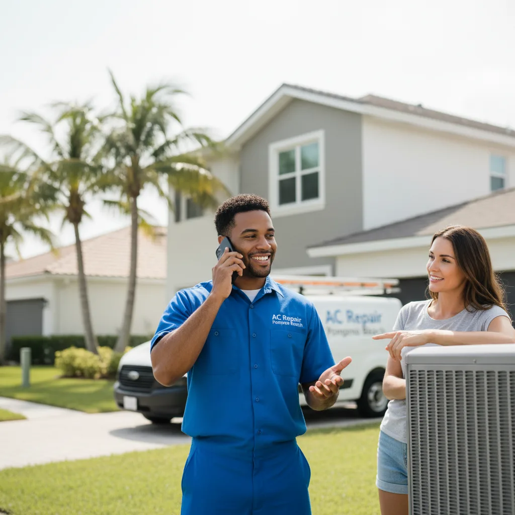 AC Repair Pompano Beach customer support in Frederic